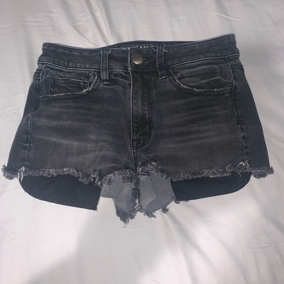 Black American Eagle Shorts - Picture 1 of 2